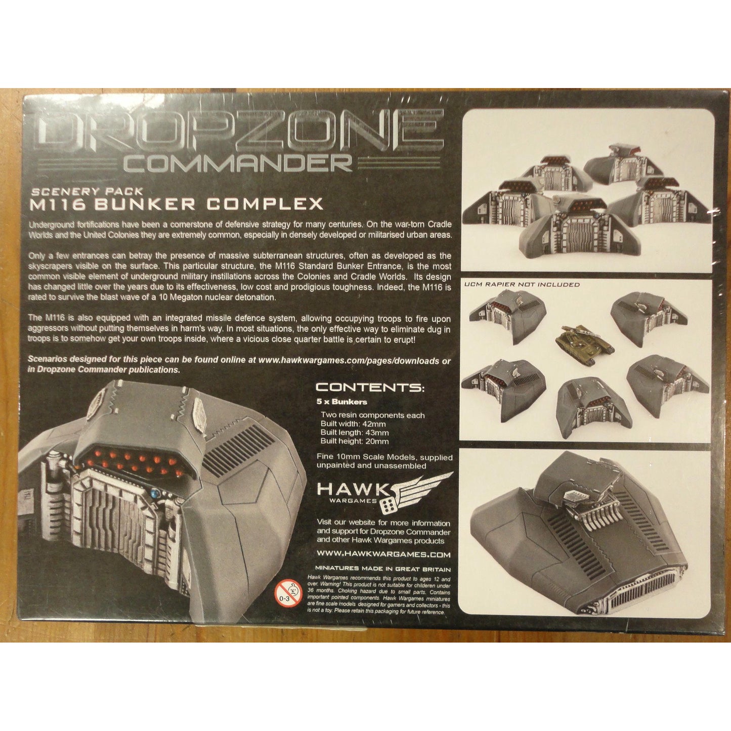 Image of Dropzone Commander: M116 Bunker Com,plex Scenery Set HWGDZC99009