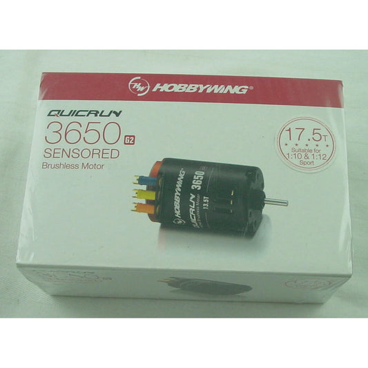 Image of Hobby Wing Quicrun 3650 G2 17.5T 1/10th Scale Sensored Brushless Motor 30404306