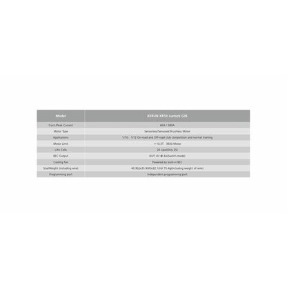 Image of HobbyWing XeRun XR10 G3S Justock ESC/10.5T Brushless Motor Combo HWI38020370