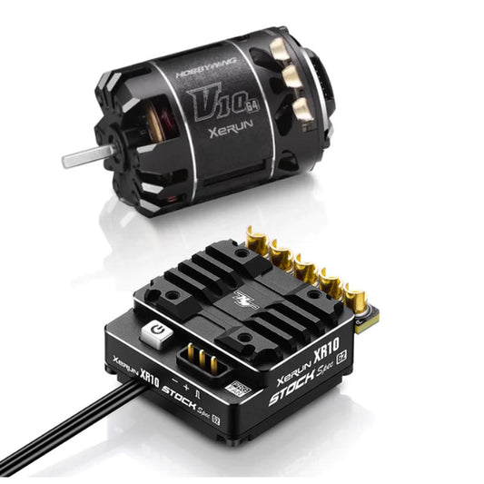 Image of Xerun Combo XR10 Stock 2S G2 ESC & V10 G3R 25.5T Motor