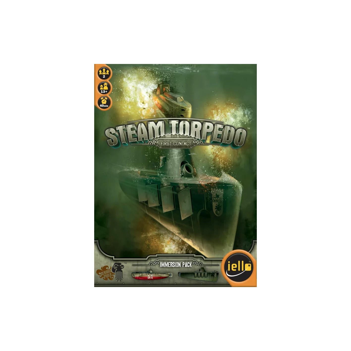 Image of Steam Torpedo First Contact Immersion Pack Board Game by Iello Games IEL51222
