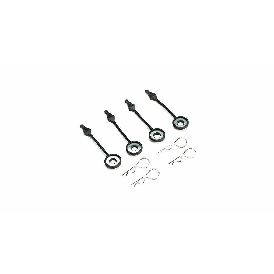 Image of Integy 1/8th Scale Large Body Pin w/Holder System (4) INTC23258GUN