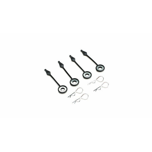 Image of Integy 1/8th Scale Large Body Pin w/Holder System (4) INTC23258GUN