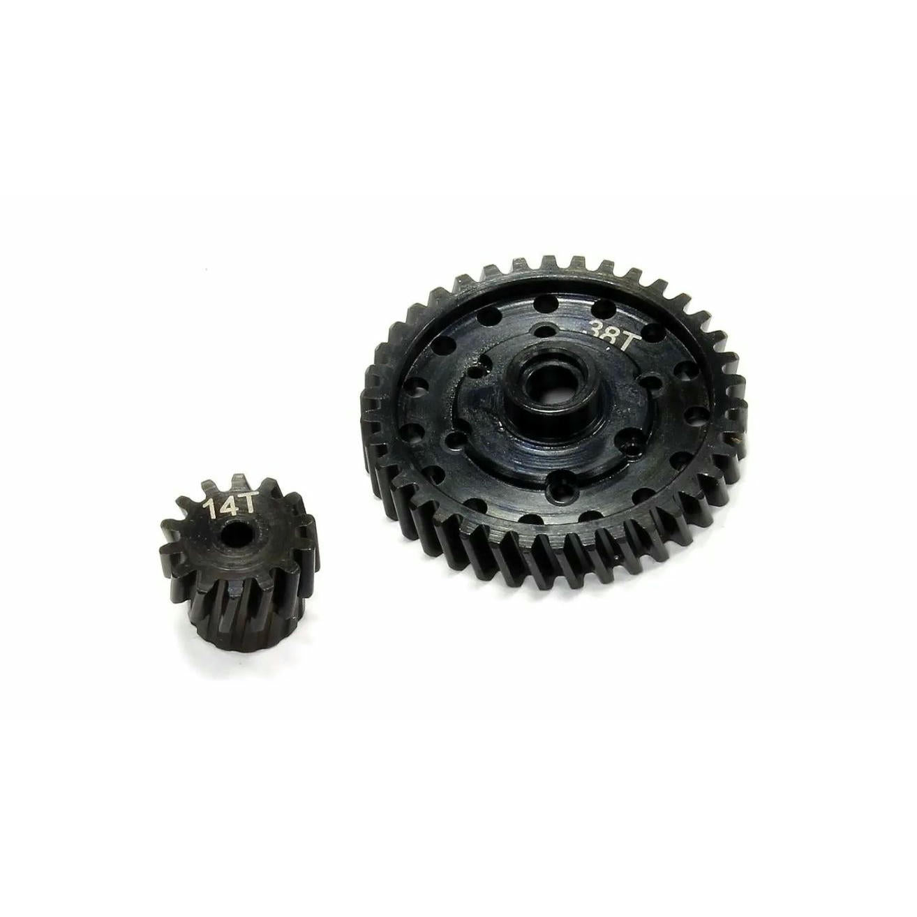 Image of Machined Steel 38T/14T Gear Set for Axial EXO Terra Buggy by Integy C24952