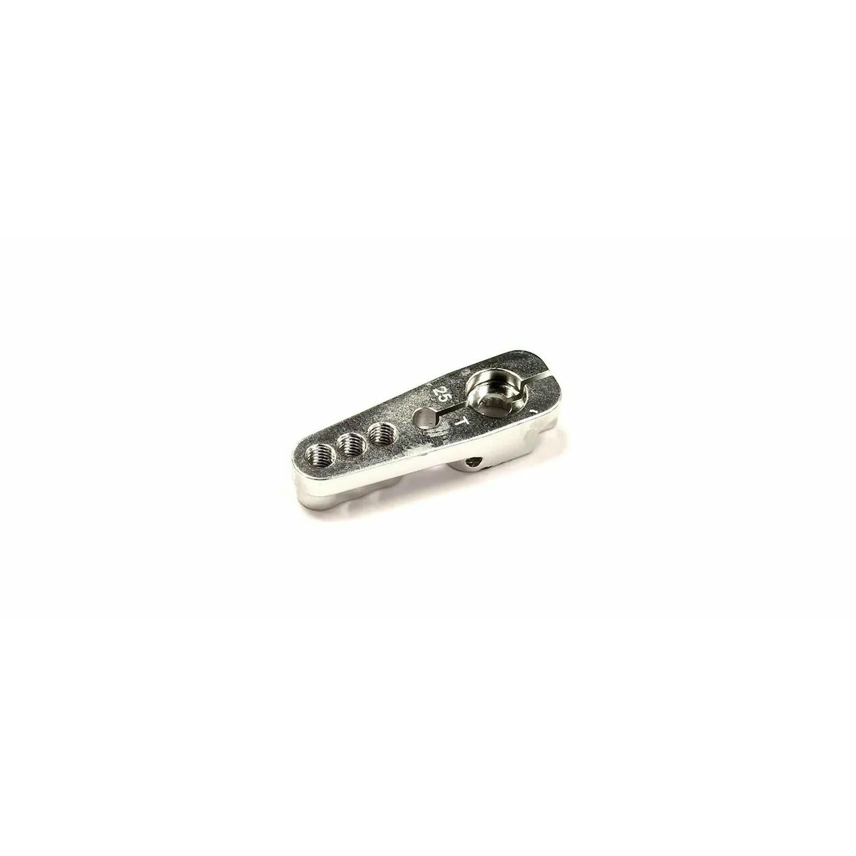 Image of Silver Aluminum Clamping Type Alloy Servo Horn fits 25T Spline Servos (Futaba)
