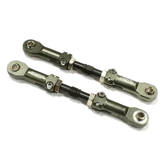 Image of Traxxas 4x4 Rustler/Slash Gunmetal Aluminum Rear Upper Linkage Set INTC25460