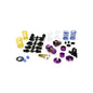 Image of 1/10 XSR11 Touring/Drift Car Purple Alloy Competition Threaded Body Shocks 2pcs