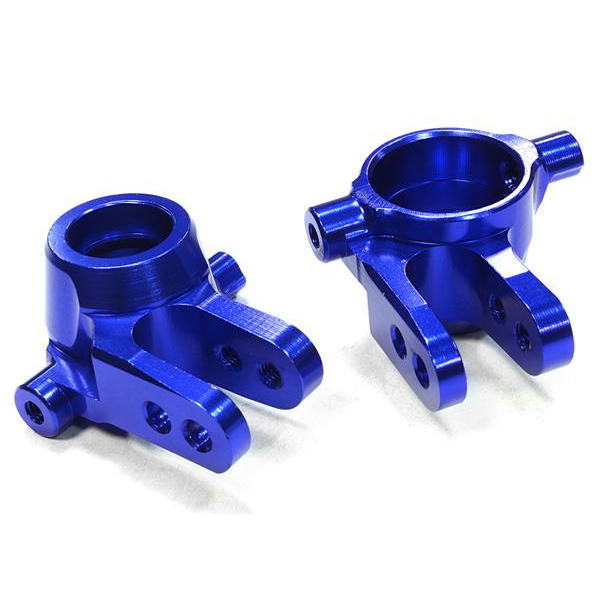 Image of Traxxas 4x4 Stampede/Rustler/Slash T3 Blue Aluminum Steering Knuckles C26313BLUE