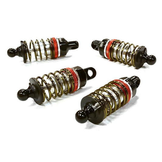 Image of HPI E-10 1/10th Scale On-Road Car Silver Alloy Shock Set by Integy C26459SILVER