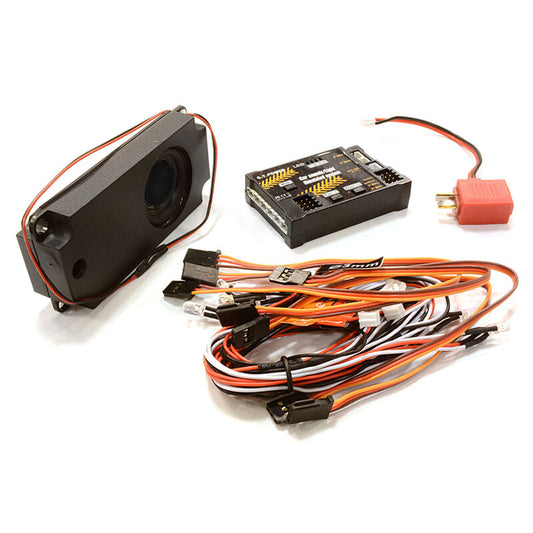 V2 G.T.Power Car Sounds/Light Simulated System 6 LED 58 Voices