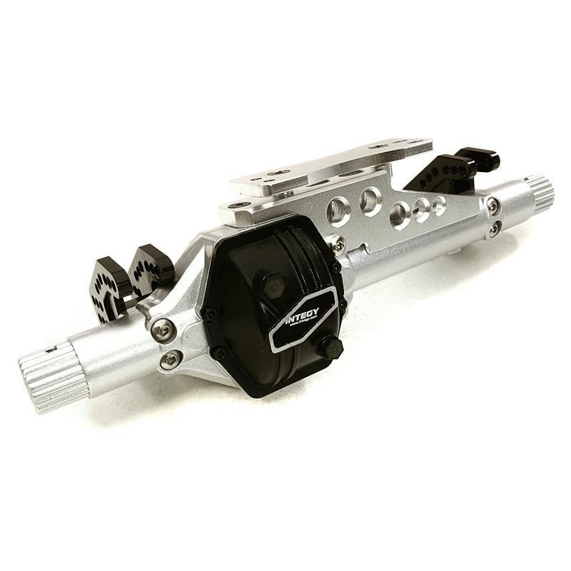 Image of Axial Wraith / RR10 Bomber Silver/Black Alloy Rear Axle Housing C27089