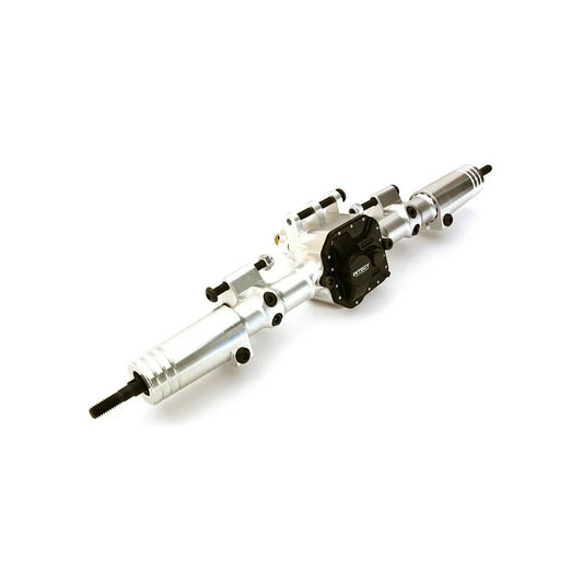 Image of Axial SCX II Rock Crawler Silver/Black Alloy Rear Axle w/Internals C27214