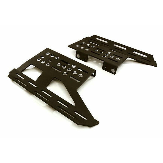 Image of Axial SCX10 II Crawler Black Alloy Side Plates/Side Steps INTC27799BLACK