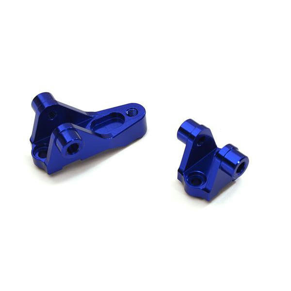 Image of Traxxas TRX4 TRX-4 Blue Aluminum Front Axle Mounts by Integy INTC27968BLUE
