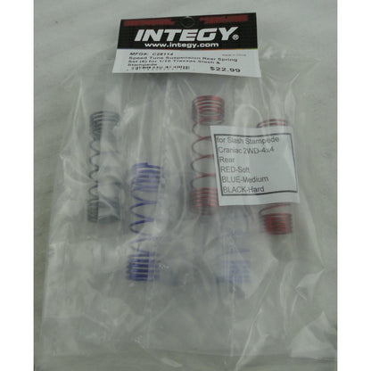 Image of Traxxas 2WD Slash/Rustler/Stampede 2-Stage Rear Shock Springs INTC28114