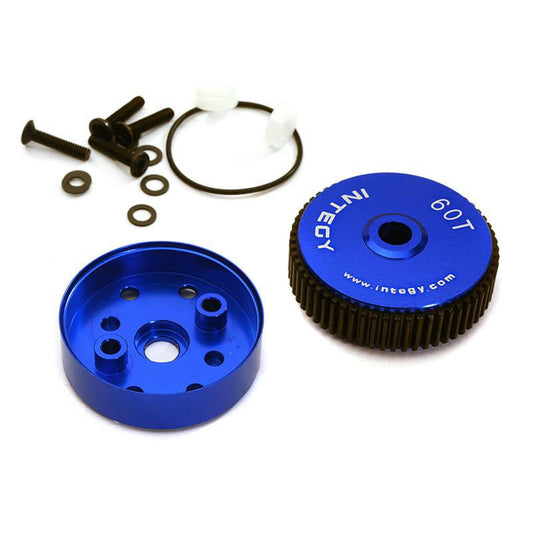 Image of Traxxas Stampede/Rustler 2WD Blue Alloy Differential Housing INTC28187BLUE