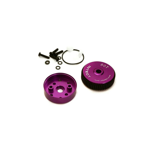 Image of Traxxas Stampede/Rustler 2WD Purple Alloy Differential Housing INTC28187PURPLE