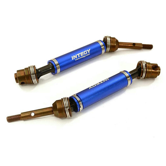 Image of Traxxas Slash 4x4/Stampede 4x4 Rear Telescoping Universal Drive Shafts 28408BLUE