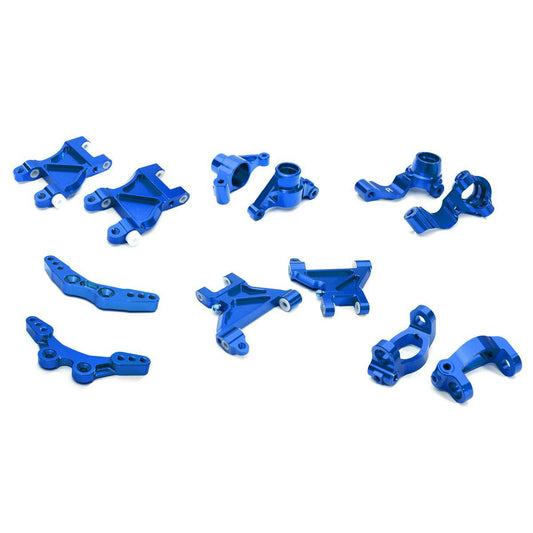 Image of Tamiya M07 M-07 Mini Blue alloy Suspension Kit by Integy INTC28630LIGHTBLUE