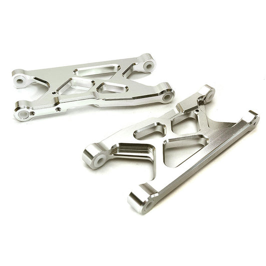 Image of Arrma Granite 4x4 3S Silver Aluminum Rear Suspension Arms INTC28863SILVER