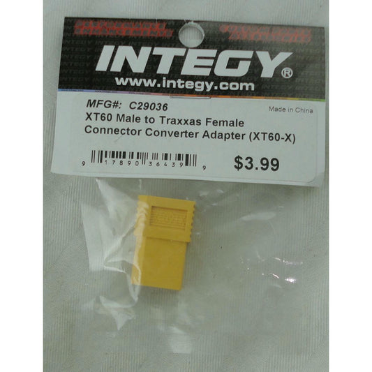 Image of XT60 Male Female Adapter Compatible with Traxxas HC by Integy INTC29036