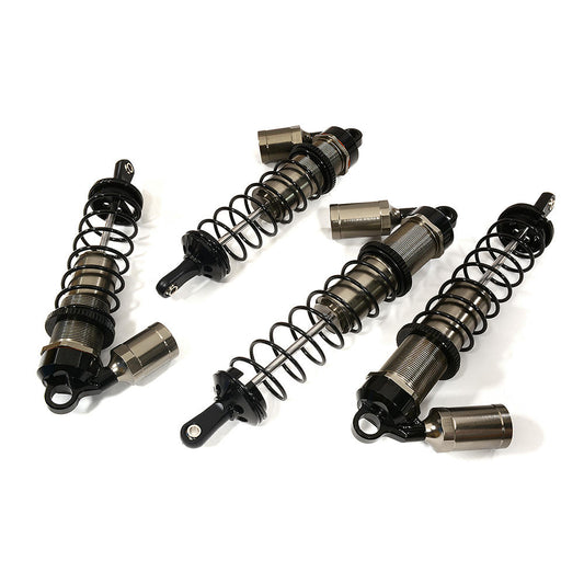 Image of Arrma Kraton 6S 1/8th Scale Truck Grey Alloy Piggyback Shock Set C29089GREY
