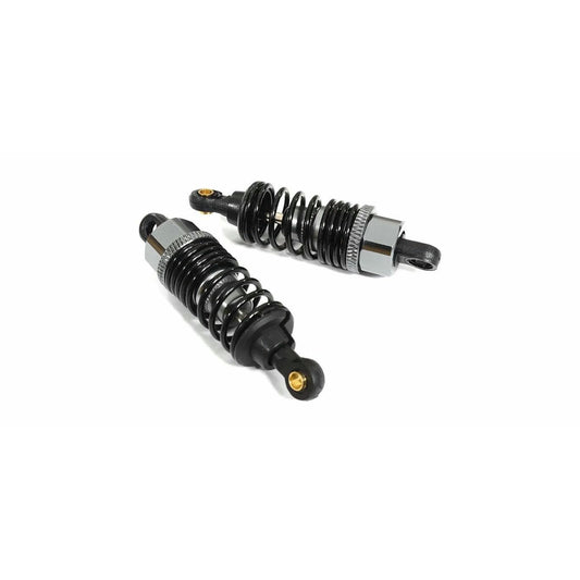 Image of Integy 1/10 Touring/Drift Cars Gun Metal Alloy Shocks w/Hard Springs (2pc) 58mm
