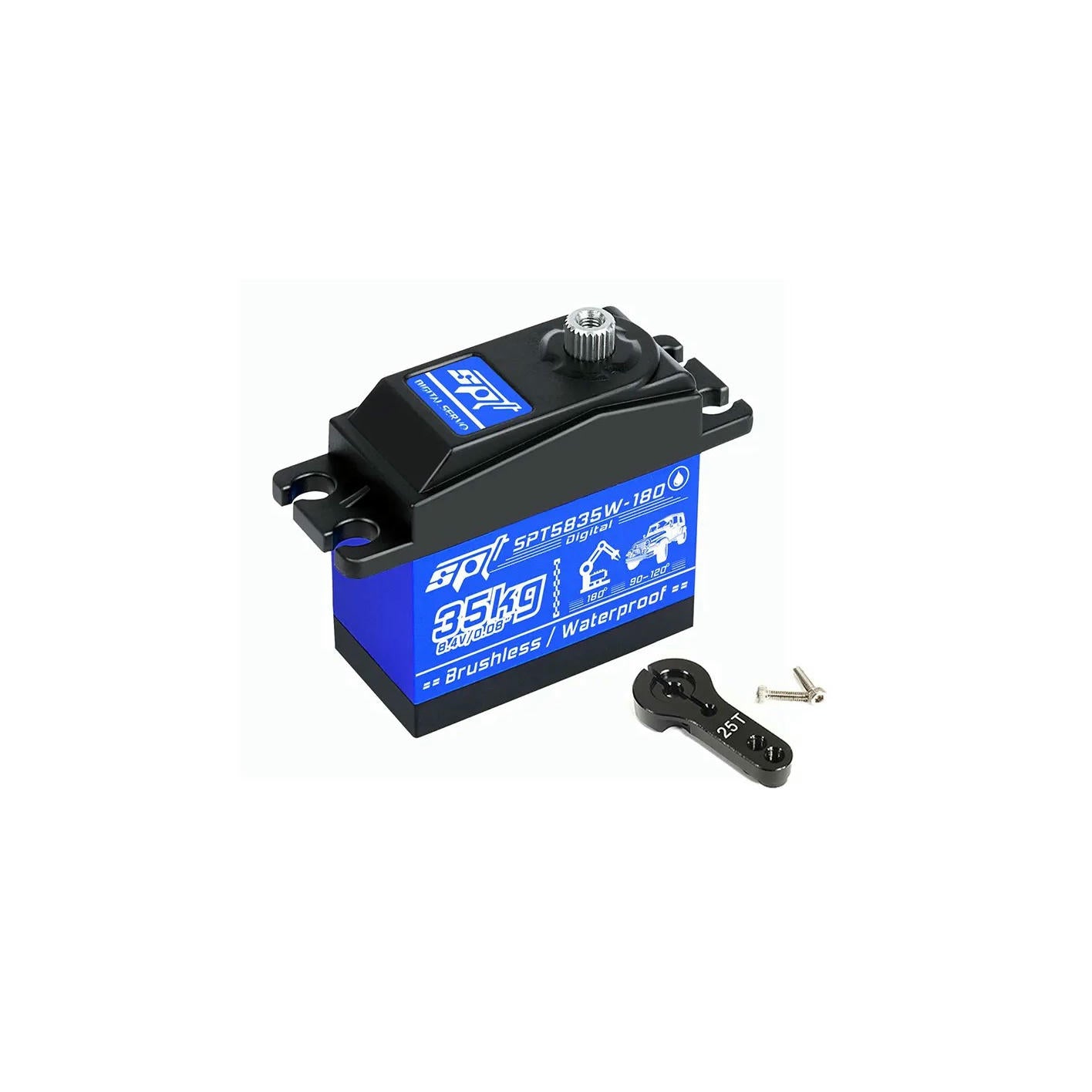 Image of Integy SPT5835W-180 35kg 485 oz-in Metal Gear Digital Waterproof Servo INTC30396