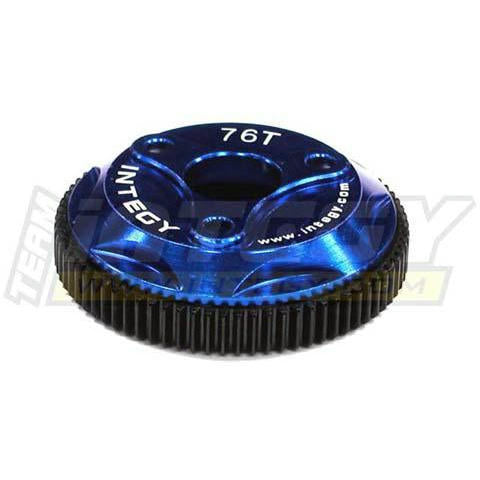 Image of Blue Alloy 76T Spur Gear fits Traxxas 2WD Slash/Rustler/Stampede T8008BLUE