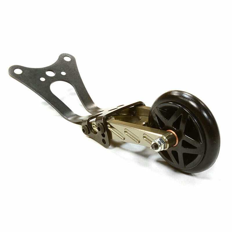 Image of Traxxas 2WD Stampede/Slash Grey Aluminum Wheelie Bar INTT8015GREY Integy