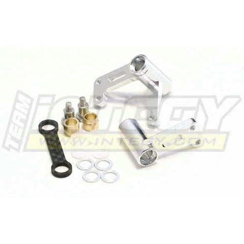 Image of Silver Alloy Bearing Steering Bellcrank fits Traxxas Stampede/Slash Rustler 2WD 