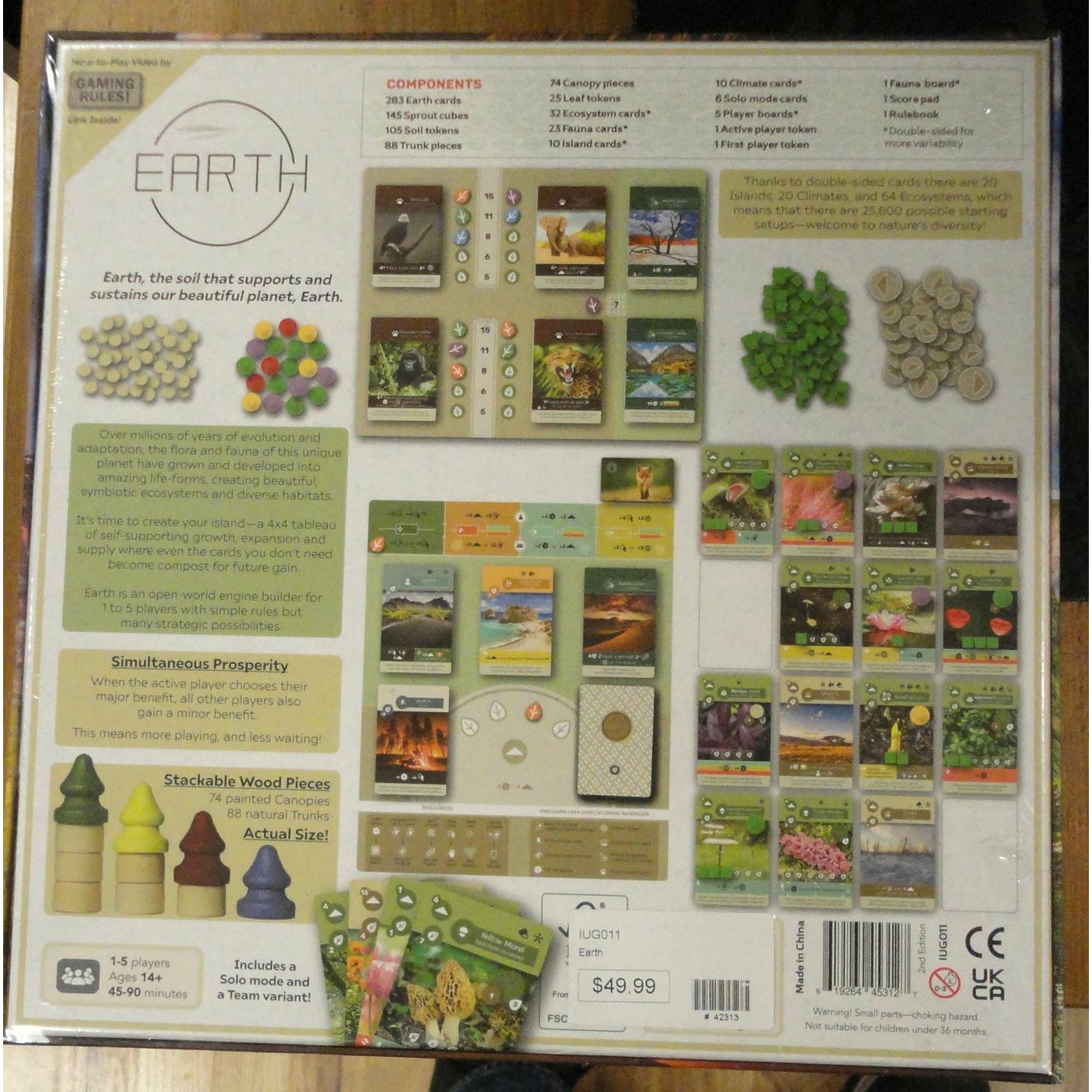 Image of Earth Board Game by Inside Up Games IUG011