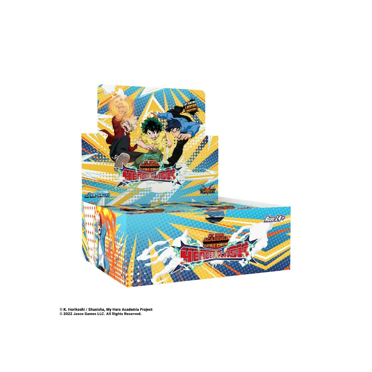 Image of Jasco My Hero Academia TCG Heroes Clash Booster Display Box JASUVS03A Heros
