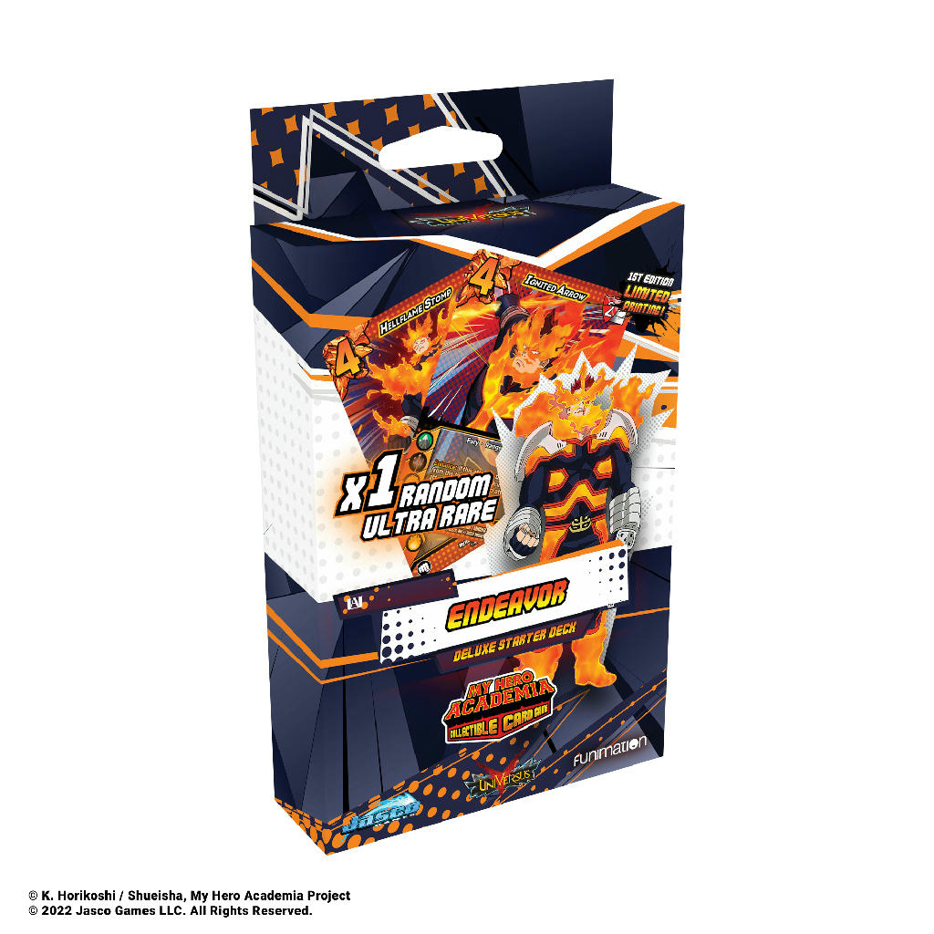 Image of Jasco My Hero Academia TCG Endeavor Deluxe Starter Deck JASUVS03C