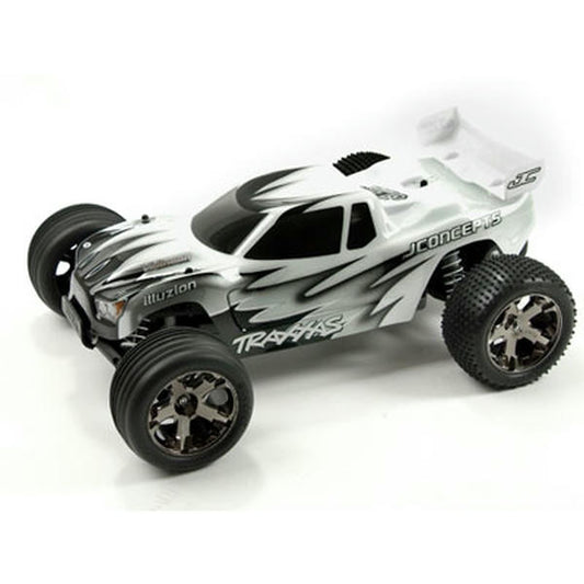 Image of JConcepts Illuzion Hi-Speed Clear Body w/Wing Fits Traxxas Rustler 2WD Trucks