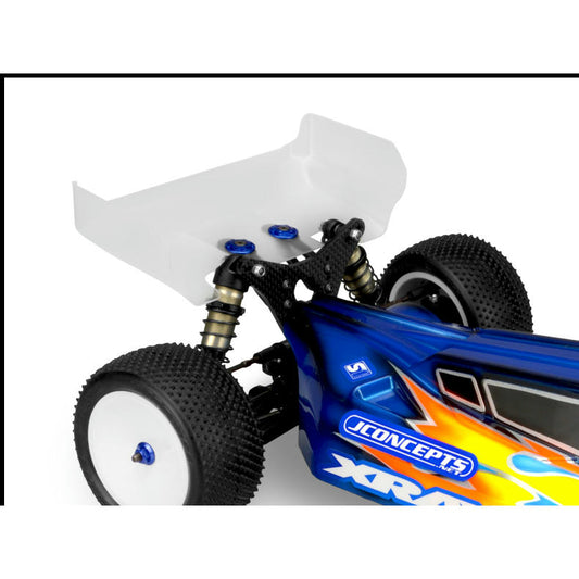 Image of J-Concepts JCO0171 Aero Xray XB2 Rear Wing set (2pc) Clear/Unpainted