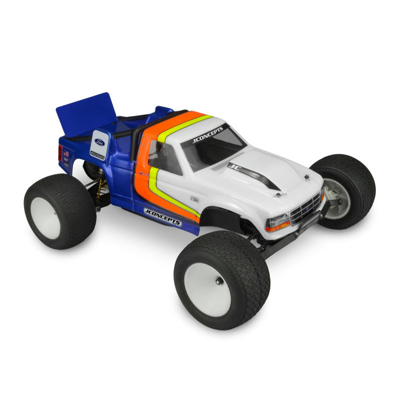 Image of J-concepts 1993 Ford F-150 unpainted body for Associated RC10T Stadium Truck
