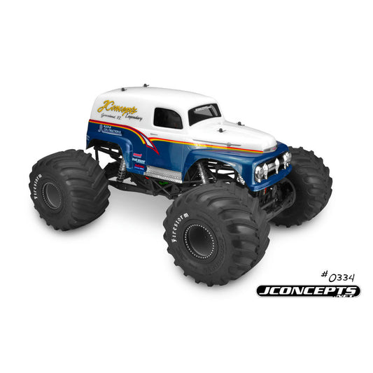 Image of 1951 Ford Panel Truck Grandma Monster Truck Body 7 Width/11 WB JCO0334