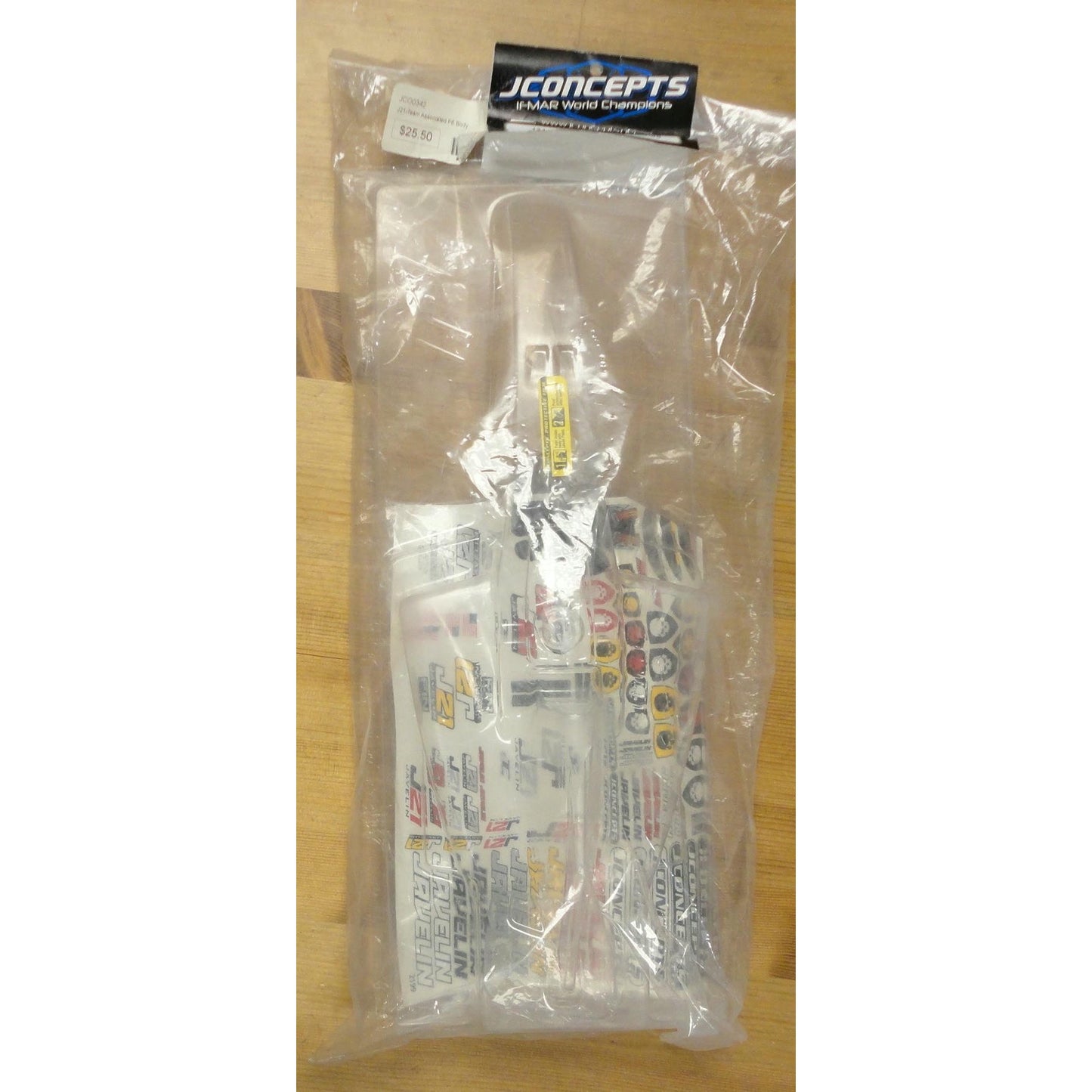 JConcepts Inc. 1/10 J21 Light Weight Clear Body ASC F6 JCO0342