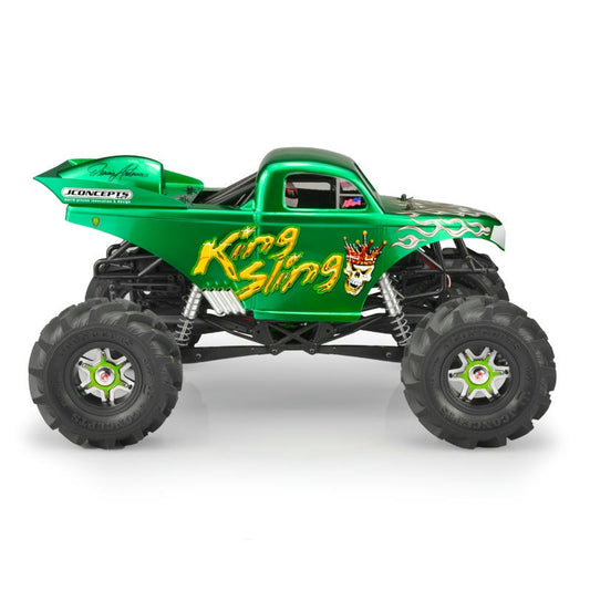 JConcepts Inc. 1/10 King Sling Mega Truck Clear Body with Scoop Axial