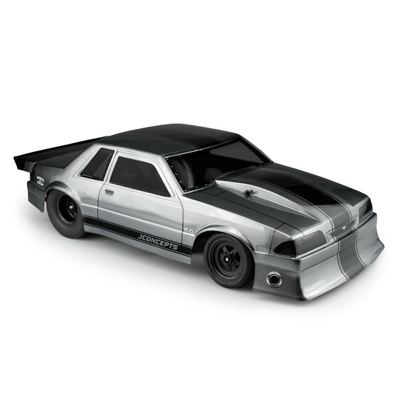 J Concepts Inc. 1991 Ford Mustang Fox Clear Body 10.75 & 13 WB