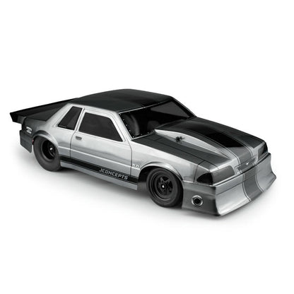 J Concepts Inc. 1991 Ford Mustang Fox Clear Body 10.75 & 13 WB