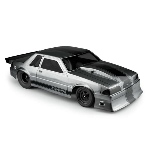 J Concepts Inc. 1991 Ford Mustang Fox Clear Body 10.75 & 13 WB