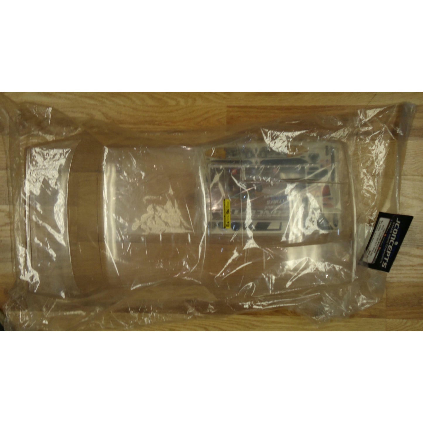 J Concepts Inc. 1991 Ford Mustang Fox Clear Body 10.75 & 13 WB