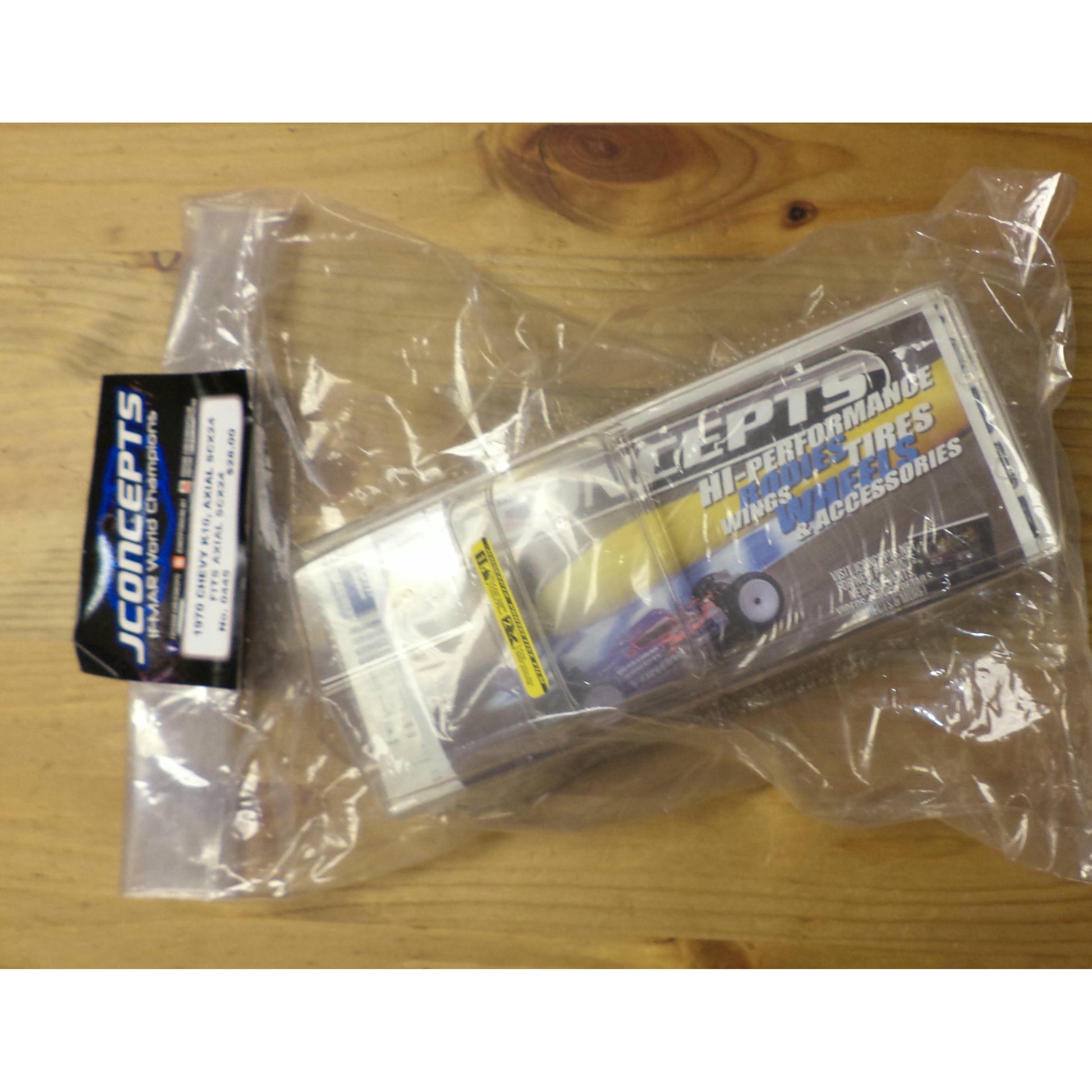 Image of Chevrolet 1970 Chevy K10 Truck Clear (Unpainted) Body for Axial SCX24 JCO0445