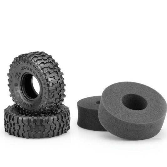Image of J-Concepts Tusk Green Compound Rock Crawler Tires for 1.9 Wheels 2pcs 3022-02