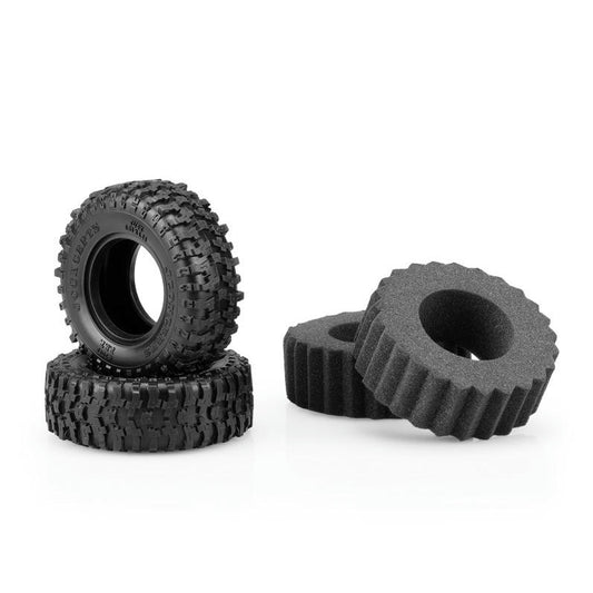 Image of J-Concepts Tusk Green Country Rock Crawler Tires for 1.9 Wheels 2pcs 3088-02