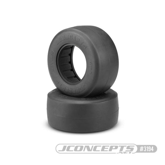 Image of J-concepts Hotties Green SCT 3.0x2.2 Short Course Drag Truck Tires JCO3194-02