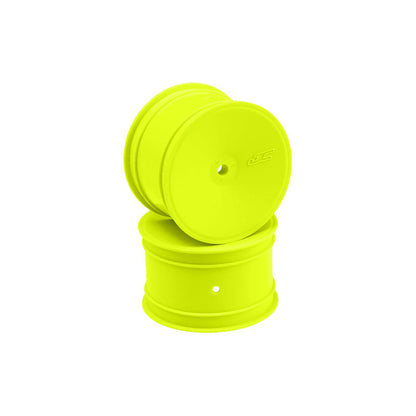 Image of Associated RC10 B6.1/B64 2.2 Rear Yellow Dish Buggy Wheels 4pc JCO3348Y