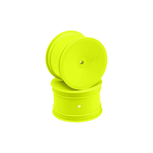 Image of Associated RC10 B6.1/B64 2.2 Rear Yellow Dish Buggy Wheels 4pc JCO3348Y